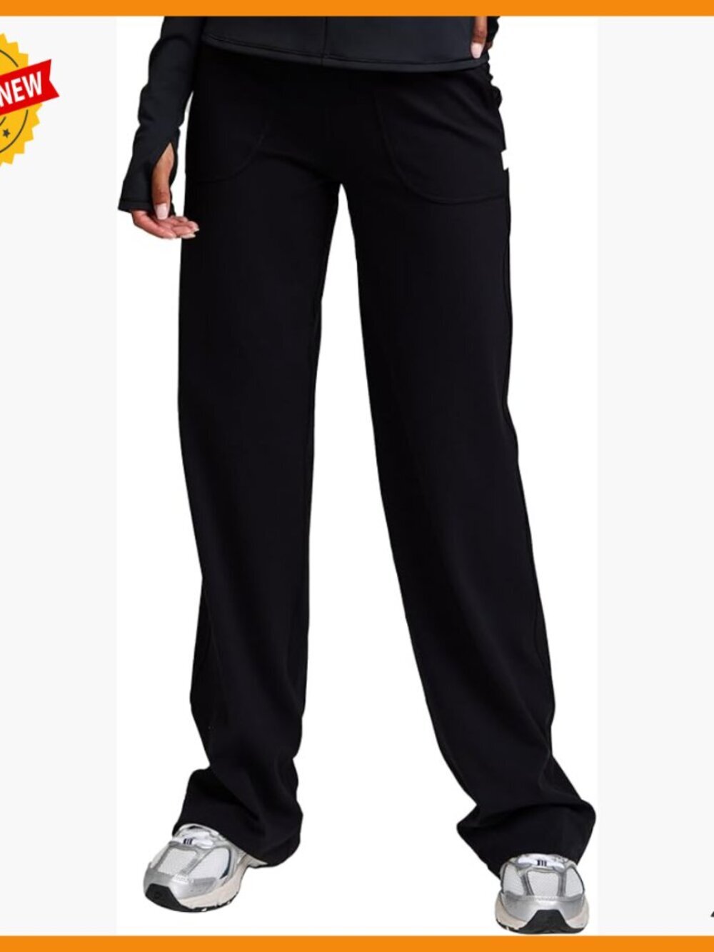 Wide Leg Yoga Pants with Pockets, 29/31/33 Inseams, Mid Rise
